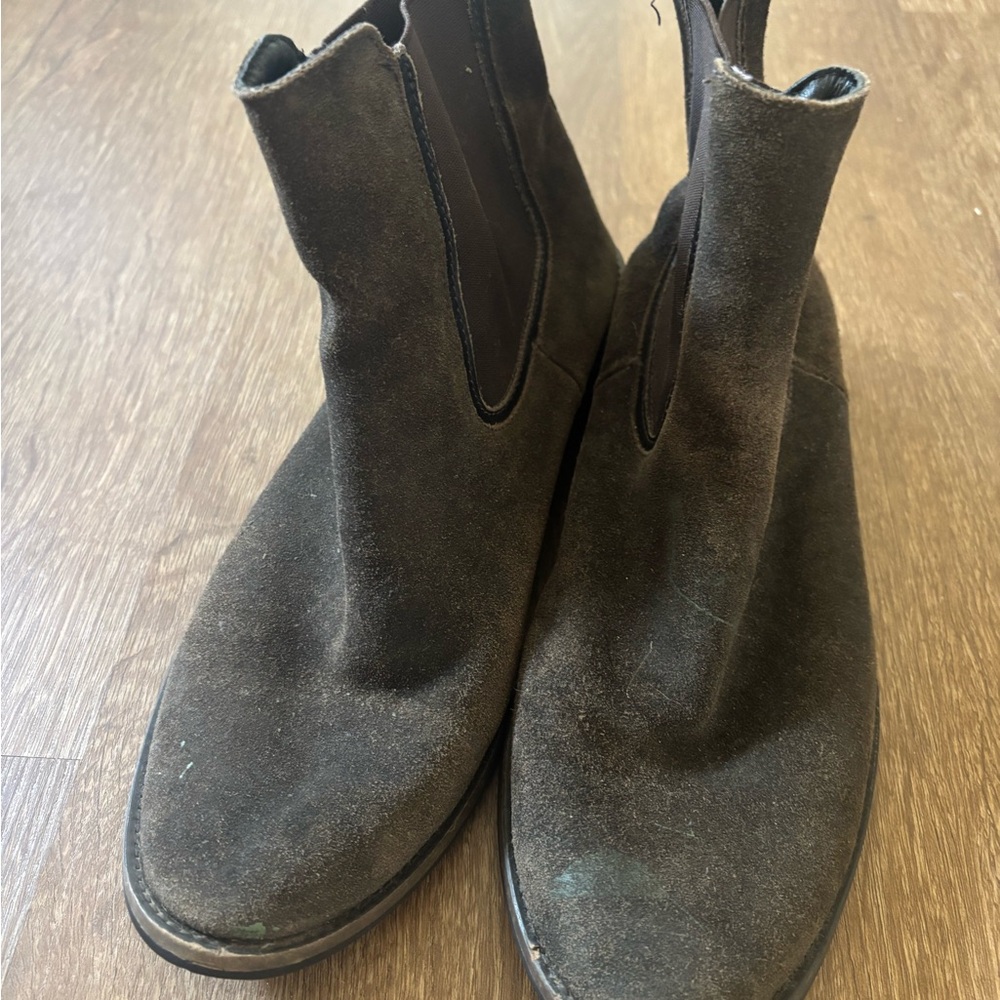 Thursday Boot Company Dark Suede Ankle Boots